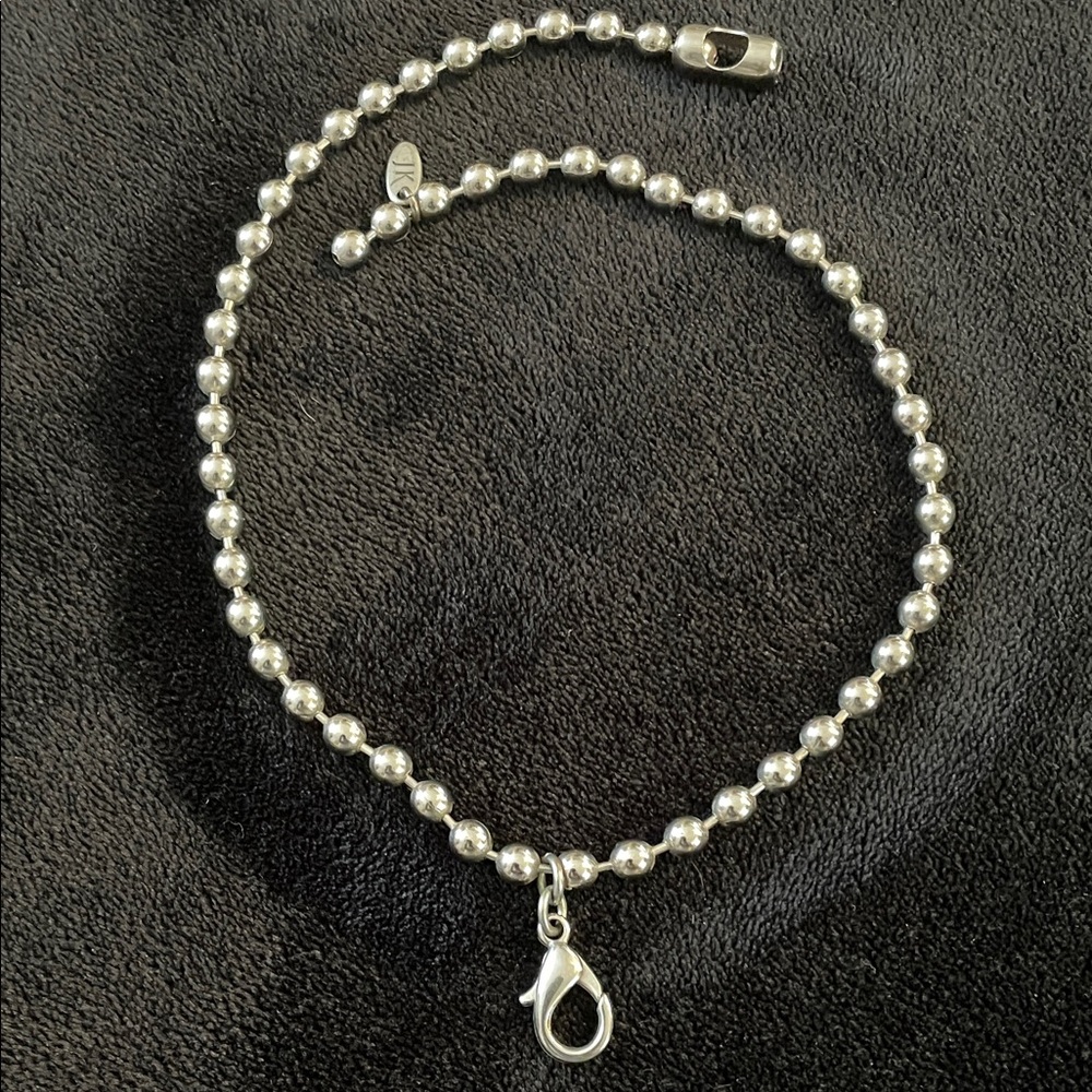 Jewel Kade Silver Ball Chain Necklace